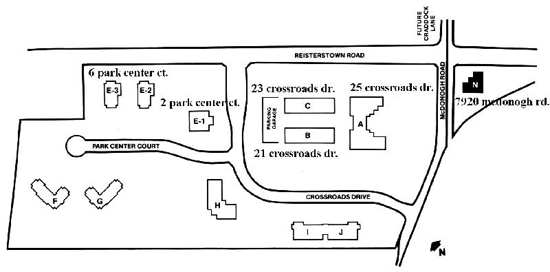 21 Crossroads Dr, Owings Mills, MD à vendre - Plan de site - Image 1 de 1