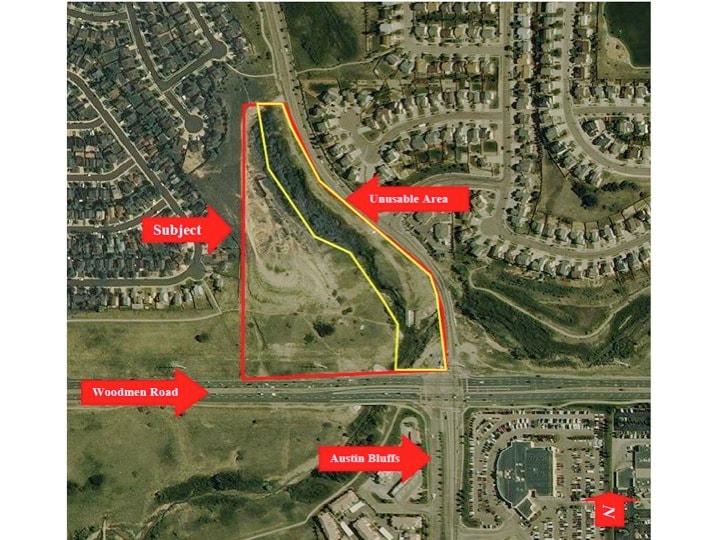 NWC OF AUSTIN BLUFFS PKWY AND WOODMEN ROAD, Colorado Springs, CO for sale - Building Photo - Image 2 of 4