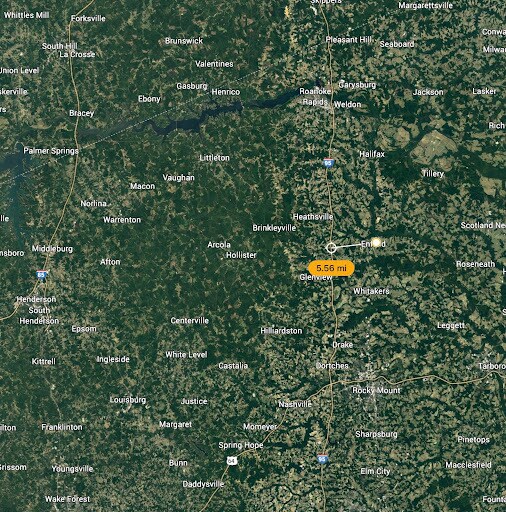 310 N Martin Luther King Ave, Enfield, NC à vendre - Aérien - Image 3 de 5