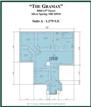 8060 13th St, Silver Spring, MD à louer Plan d’étage- Image 1 de 1