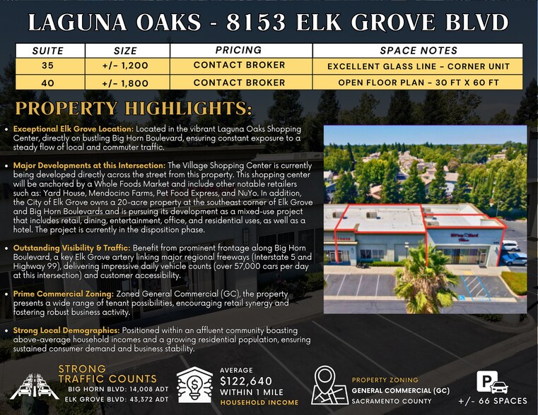 8153 Elk Grove Blvd, Elk Grove, CA à louer - Photo du bâtiment - Image 2 de 9