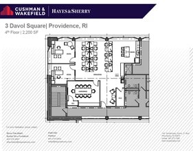 3 Davol Sq, Providence, RI à louer Plan d’étage- Image 2 de 3