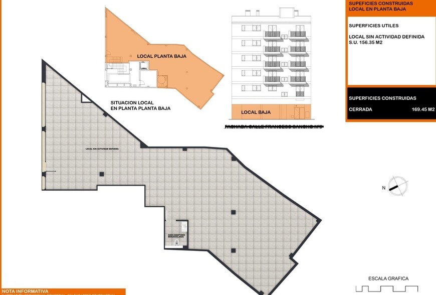 Commerce de détail dans Palma, Islas Baleares à vendre - Plan d’étage - Image 1 de 1