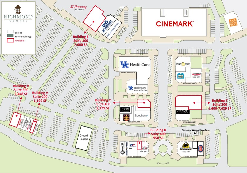 2027-2185 Barnes Mill Rd, Richmond, KY à louer - Plan de site - Image 2 de 11