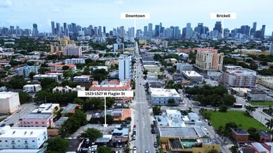1527 W Flagler St, Miami, FL for lease Aerial- Image 2 of 7