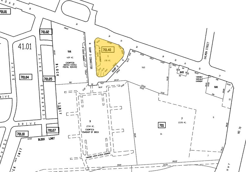 150 Chambersbridge Rd, Brick, NJ à louer - Plan cadastral - Image 3 de 7