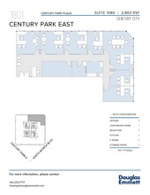 1801 Century Park E, Los Angeles, CA à louer Plan d’étage- Image 1 de 1