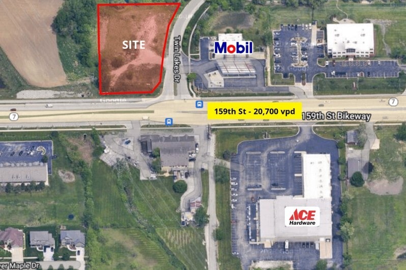 Twin Lakes Dr & 159th St, Homer Glen, IL for sale - Building Photo - Image 2 of 4