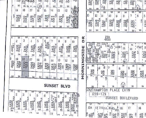 2430 Sunset Blvd, Houston, TX à vendre - Plan cadastral - Image 3 de 3