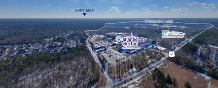 Route 40, Mays Landing, NJ - Aérien  Vue de la carte - Image1