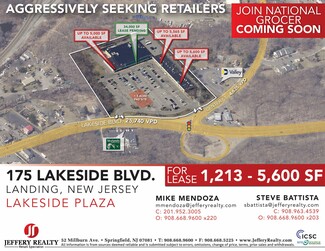 Plus de détails pour 175 Lakeside Blvd, Landing, NJ - Vente au détail à louer