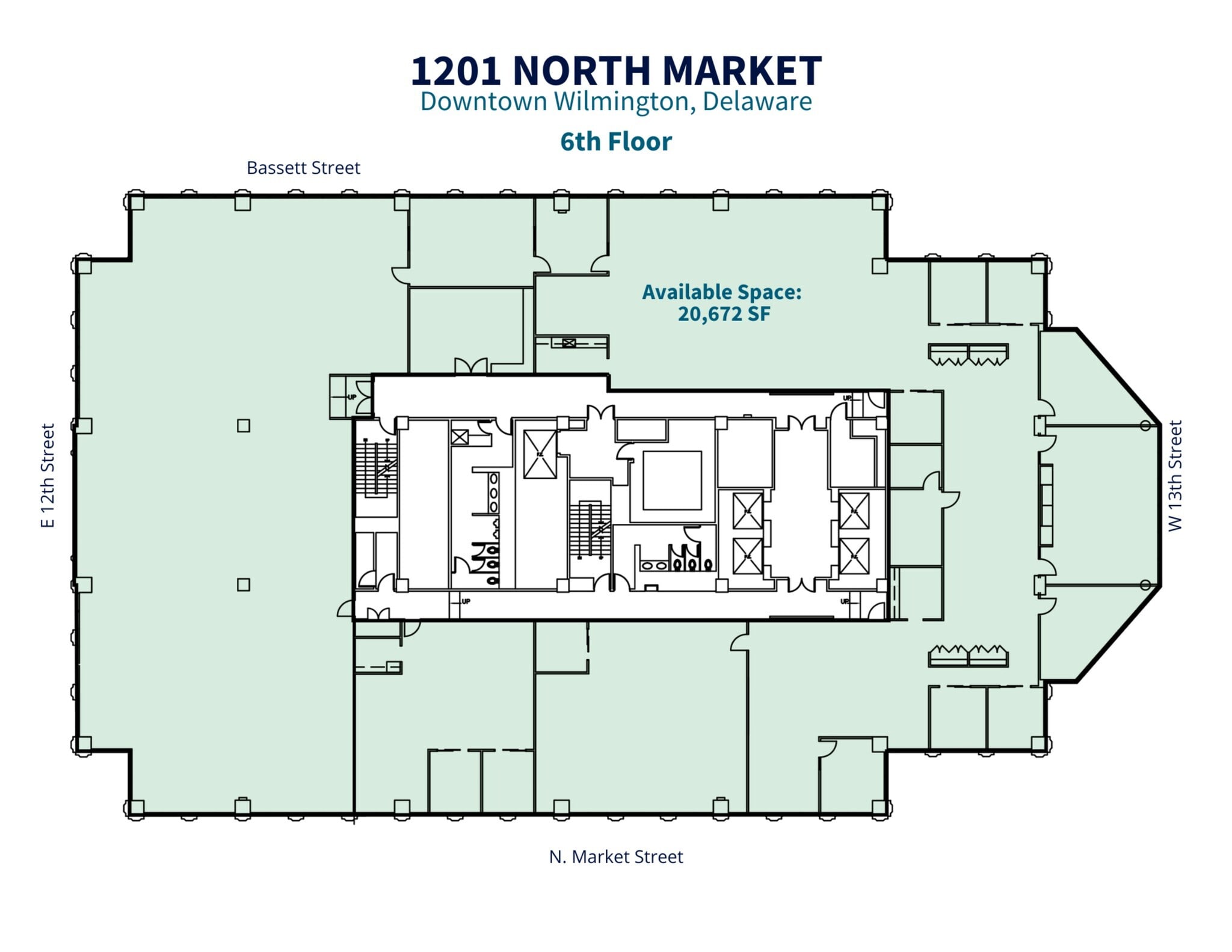 1201 N Market St, Wilmington, DE à louer Plan de site- Image 1 de 1