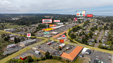 2121 Newmark St, North Bend, OR - aerial  map view