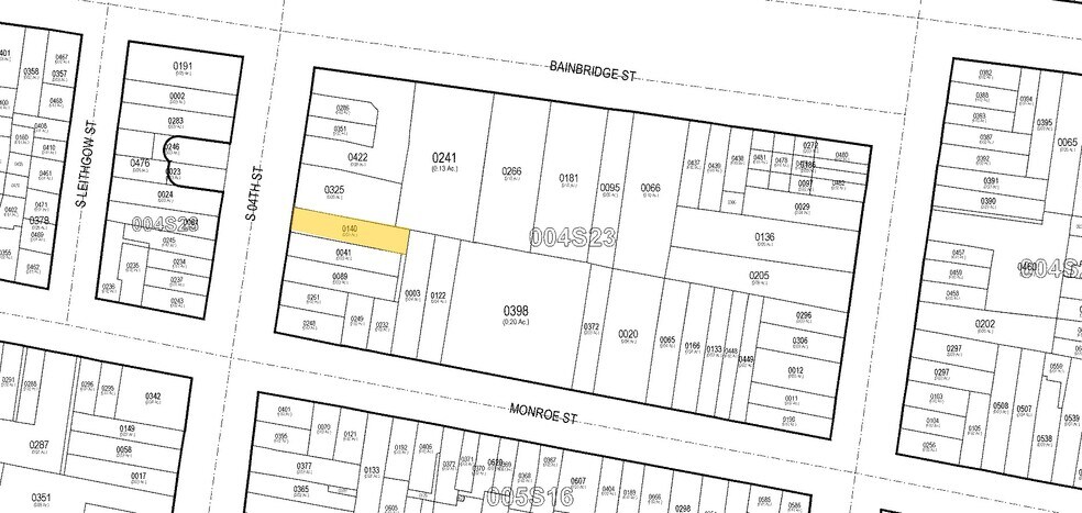 711 S 4th St, Philadelphia, PA à vendre - Plan cadastral - Image 3 de 3