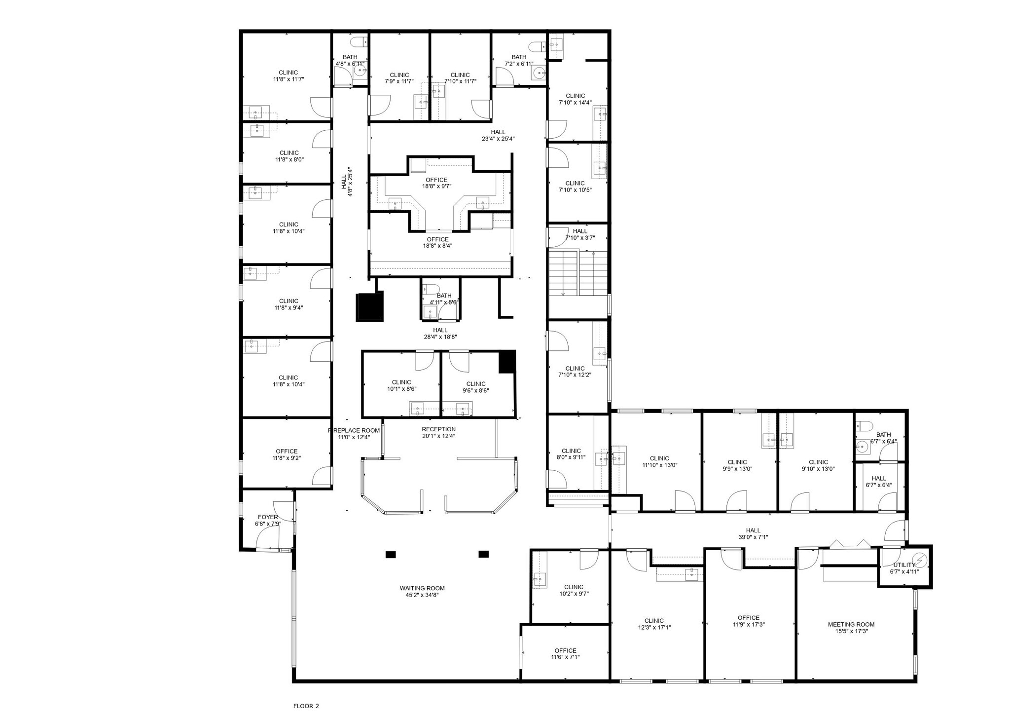 4900 Main St, Downers Grove, IL for lease Floor Plan- Image 1 of 2