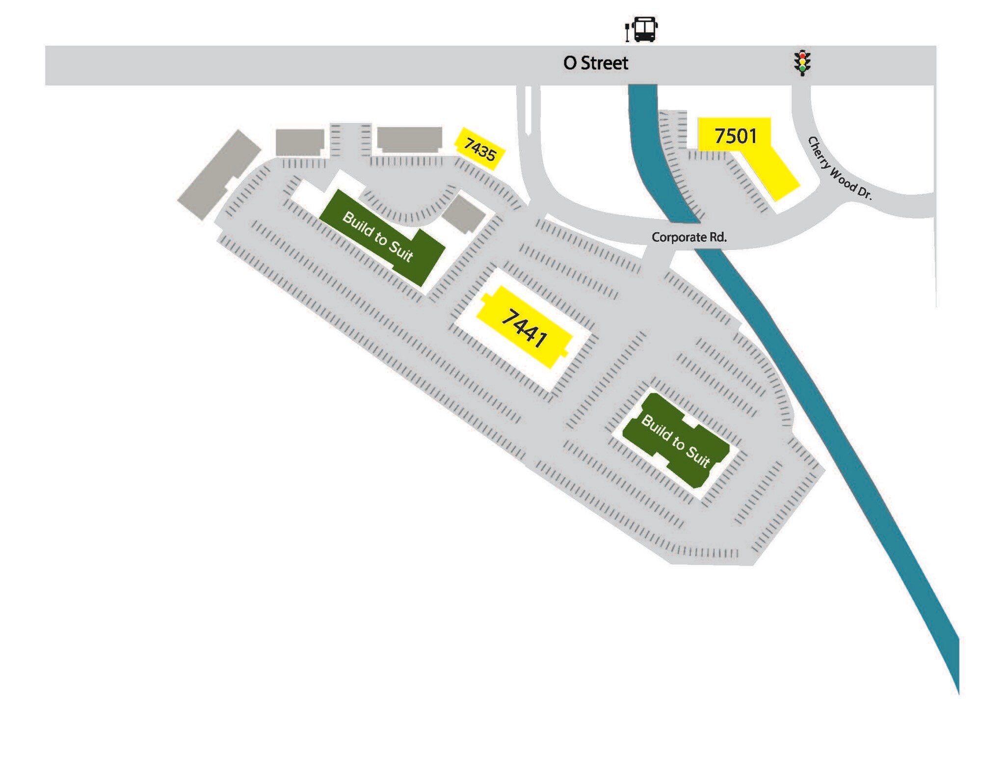 7551 O St, Lincoln, NE à louer Photo du bâtiment- Image 1 de 3