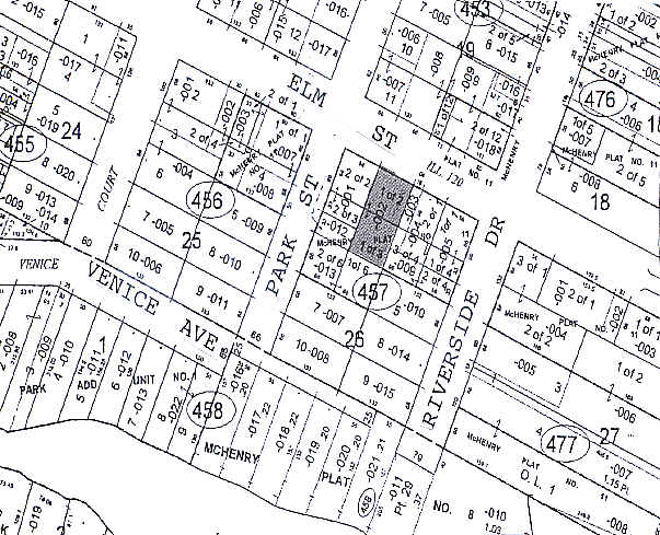 3325-3327 W Elm St, McHenry, IL for lease - Plat Map - Image 2 of 2