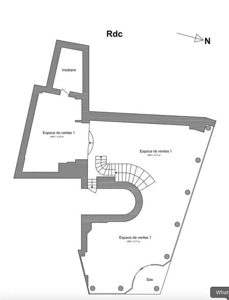 35 Rue De La Chaussee D'Antin, Paris for lease - Floor Plan - Image 3 of 4