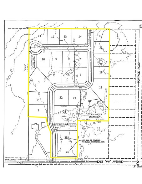 1285 E Vw Ave, Vicksburg, MI à vendre - Plan de site - Image 3 de 3