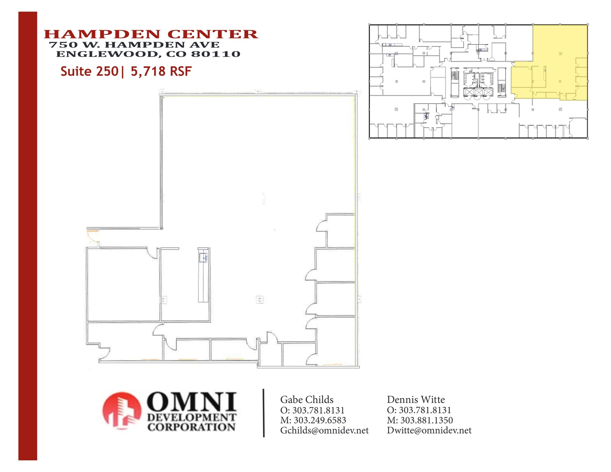 750 W Hampden Ave, Englewood, CO for lease Site Plan- Image 1 of 1