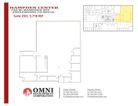 750 W Hampden Ave, Englewood, CO for lease Site Plan- Image 1 of 1