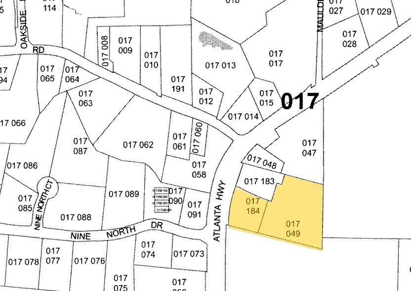 5445 Atlanta Hwy, Alpharetta, GA for lease - Plat Map - Image 2 of 5