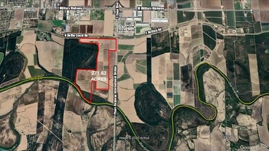 271.62 Acs on West side of Pharr Intl. Bridge, Pharr, TX - AERIAL  map view - Image1