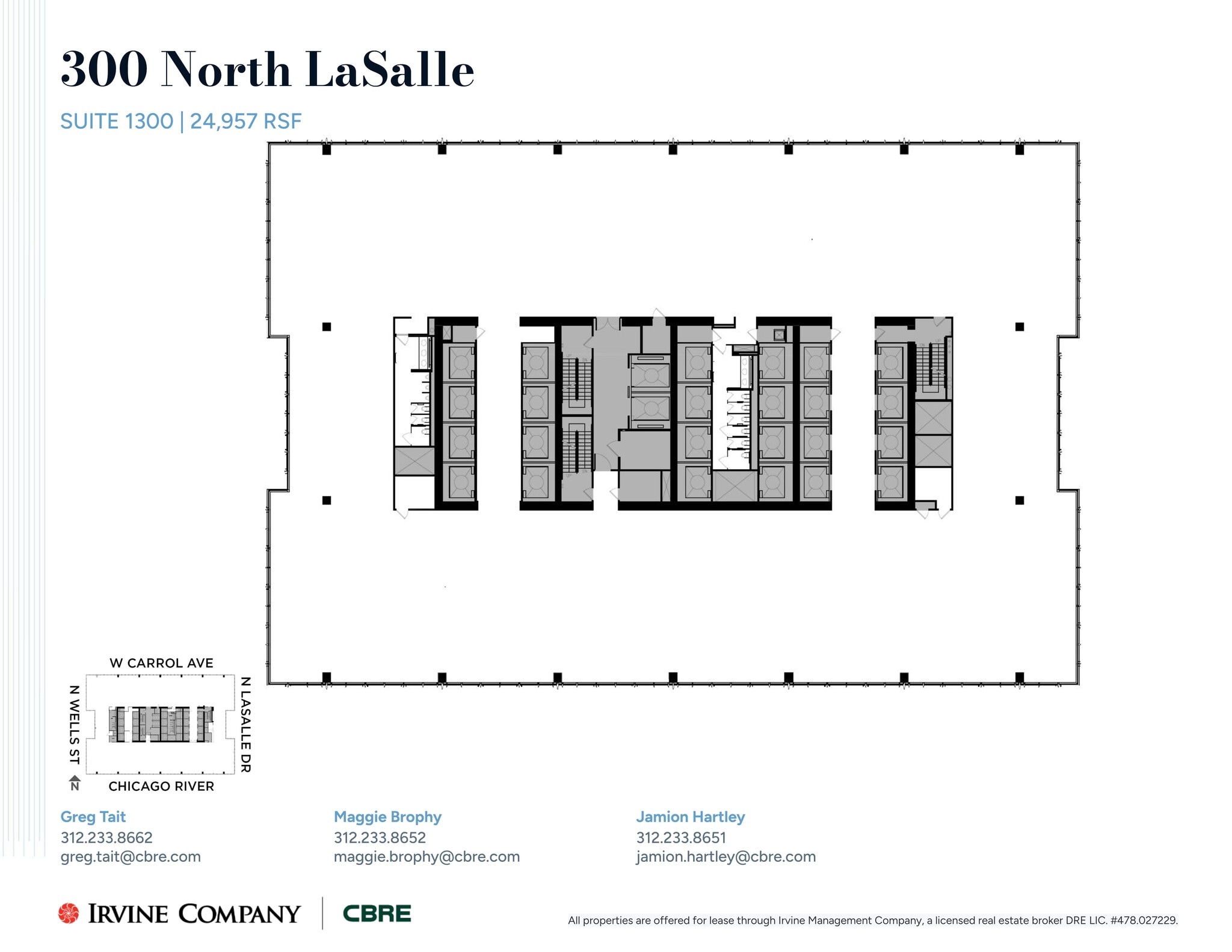 300 N LaSalle St, Chicago, IL for lease Site Plan- Image 1 of 2