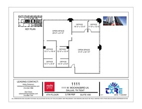 1111 W Mockingbird Ln, Dallas, TX à louer Plan d’étage- Image 1 de 1