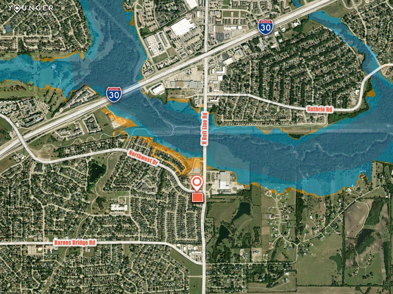 Belt Line Dr, Mesquite, TX for sale - Aerial - Image 3 of 4