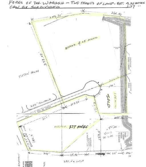 470 Bowenpark Ave, Huntington, IN à vendre - Plan cadastral - Image 3 de 4
