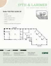 1675 Larimer St, Denver, CO for lease Floor Plan- Image 2 of 3