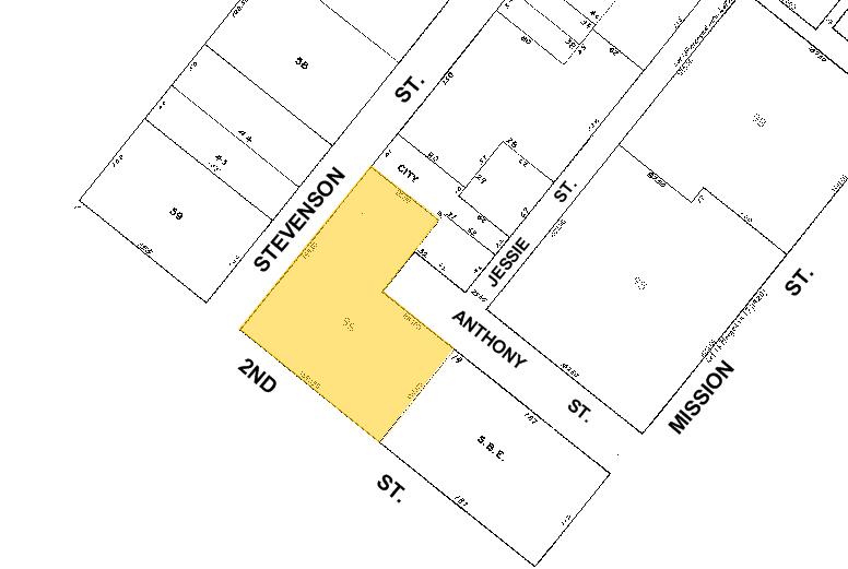 101 Second St, San Francisco, CA à louer - Plan cadastral - Image 2 de 13