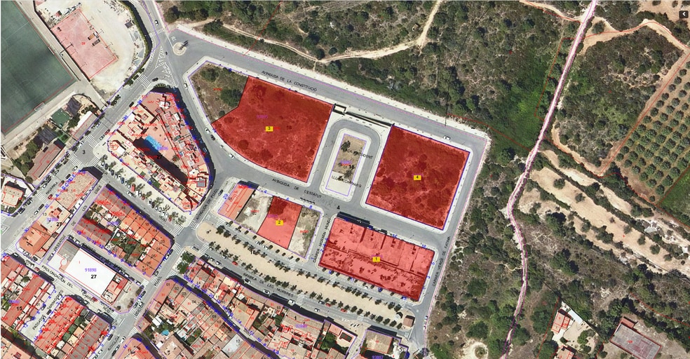 4 Avinguda de la Constitució, Creixell, Tarragona for sale - Plat Map - Image 2 of 2
