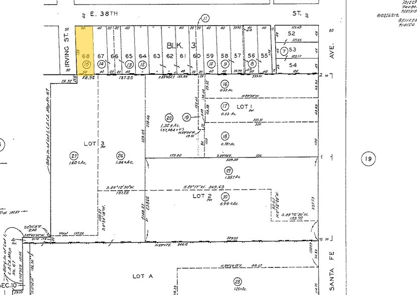 2302 E 38th St, Vernon, CA à vendre - Plan cadastral - Image 3 de 14