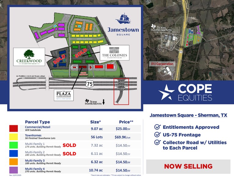 US-75 & Akers Road, Sherman, TX à vendre - Photo du bâtiment - Image 1 de 13