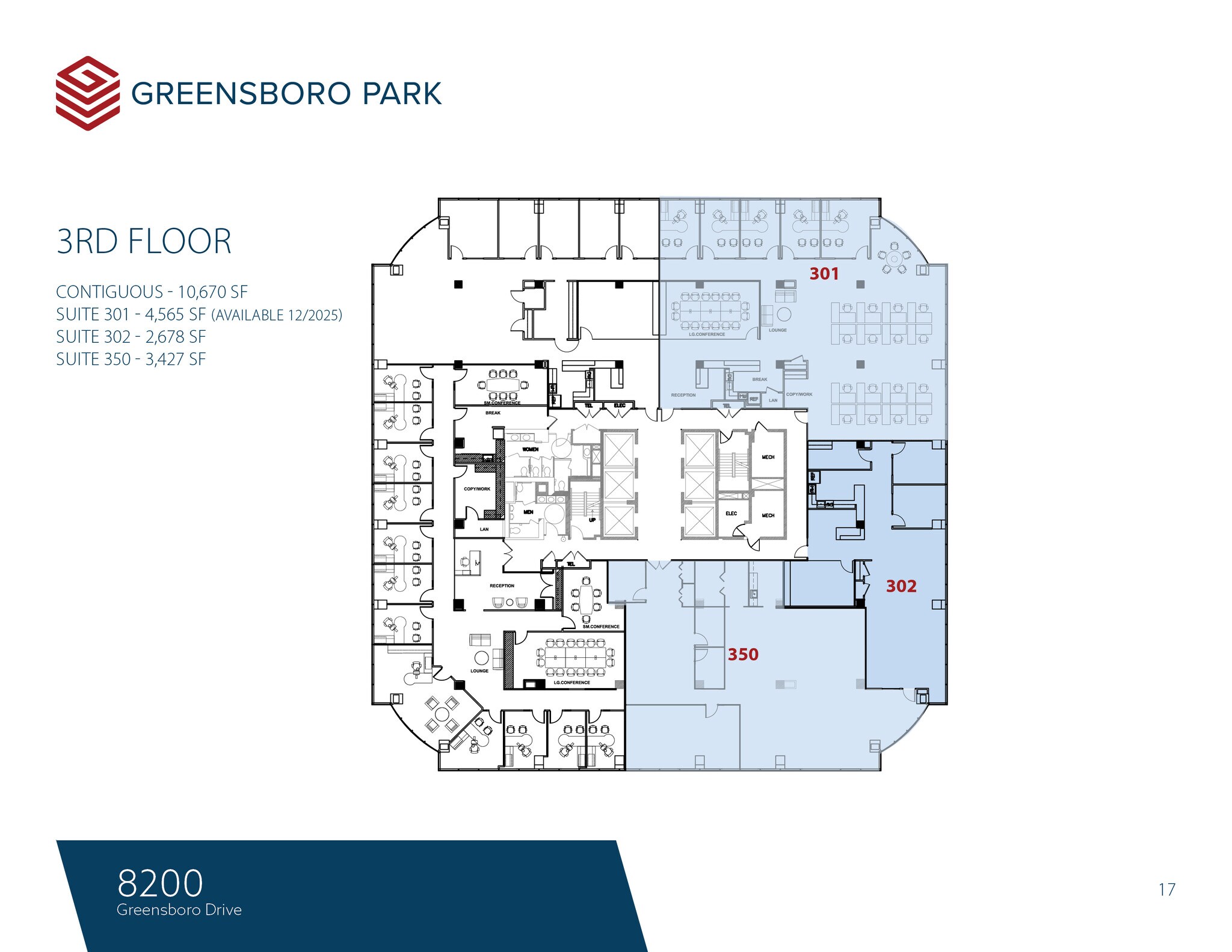 8180-8200 Greensboro Dr, McLean, VA for lease Floor Plan- Image 1 of 1