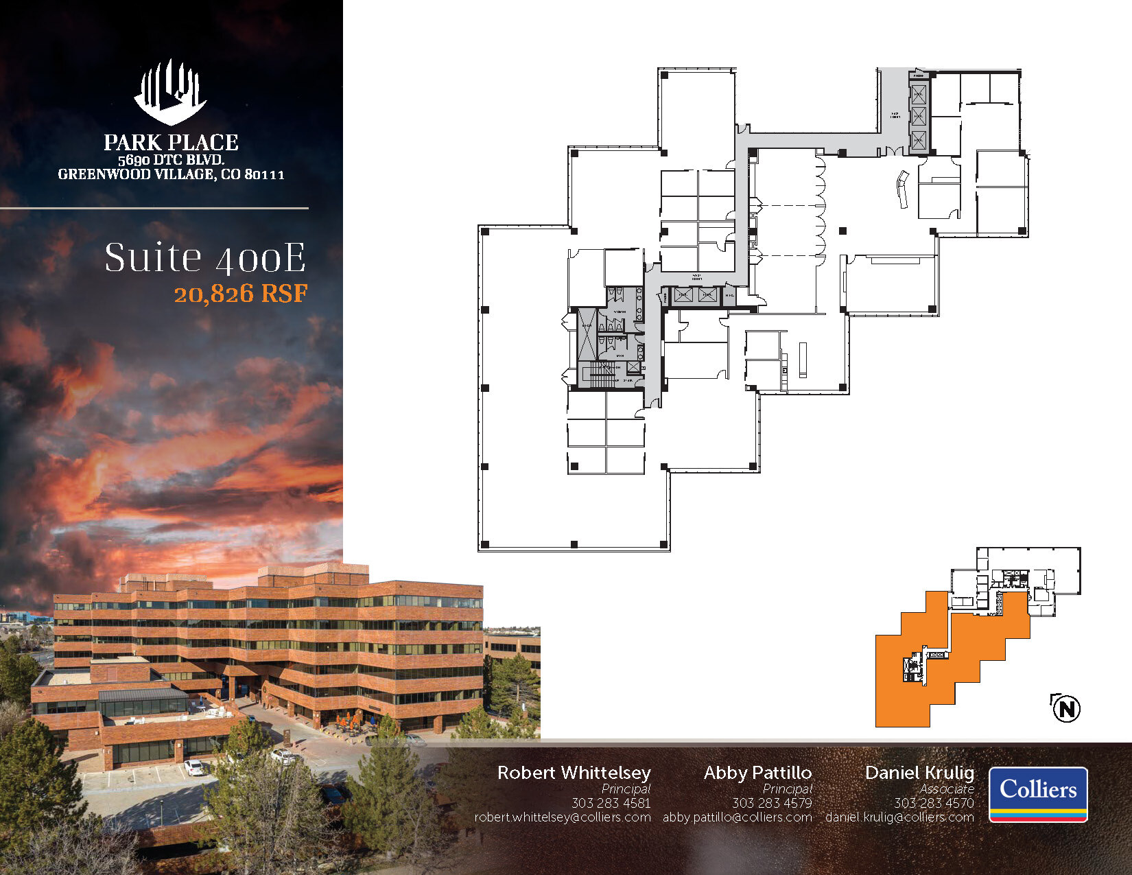 5690 DTC Blvd, Greenwood Village, CO for lease Floor Plan- Image 1 of 2