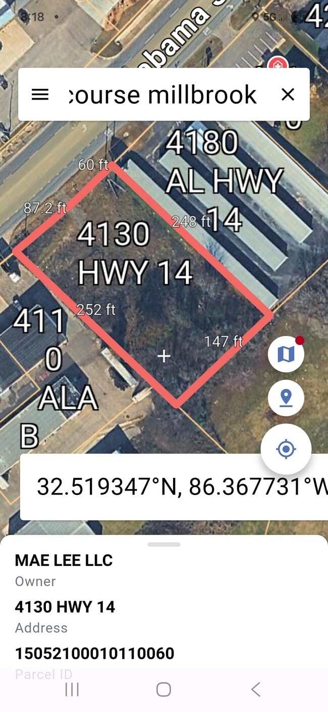 More details for 4130 Highway 14, Millbrook, AL - Land for Sale