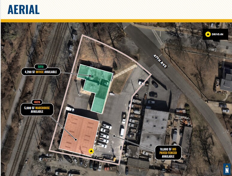 5810 47th Ave, Riverdale, MD for lease - Aerial - Image 3 of 3