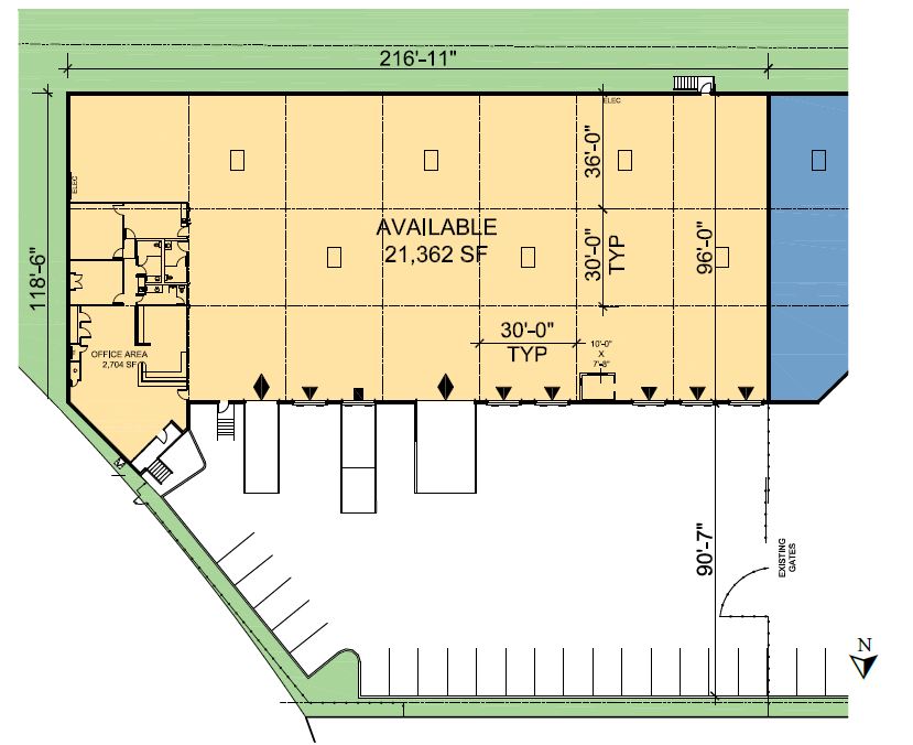 202-230 W 38th St, Houston, TX for lease Site Plan- Image 1 of 1