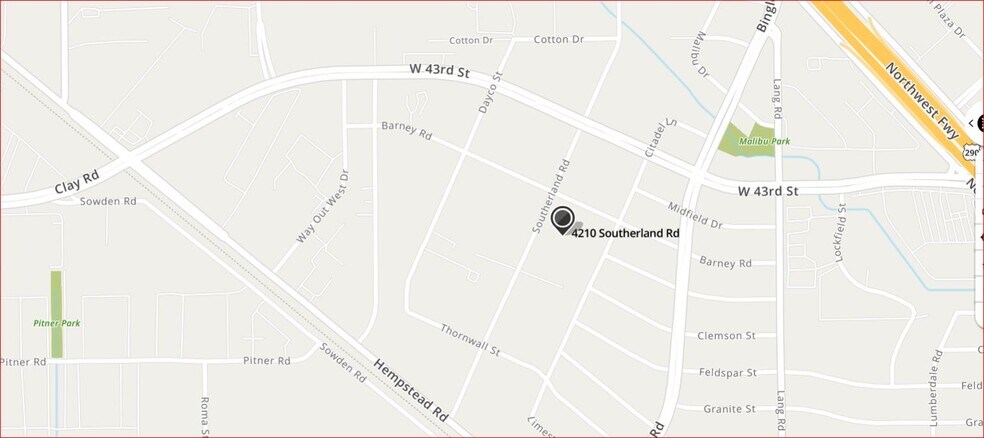 4210 Southerland Rd, Houston, TX à vendre - Aérien - Image 3 de 5