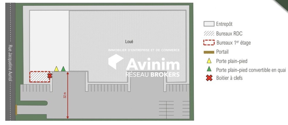 Industrial in Chilly-Mazarin for lease - Site Plan - Image 2 of 2