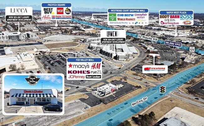 Plus de détails pour 4333 Fox Valley, Aurora, IL - Commerce de détail à vendre