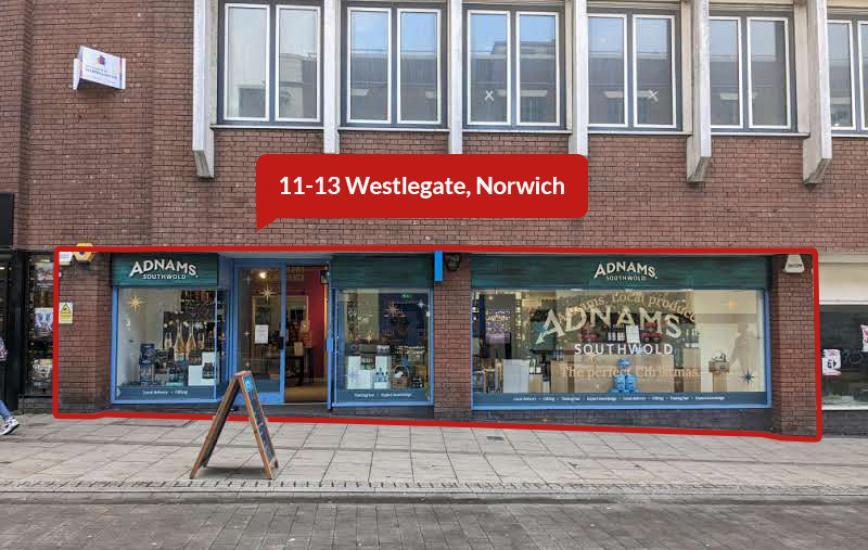 11-13 Westlegate, Norwich for lease - Building Photo - Image 1 of 2