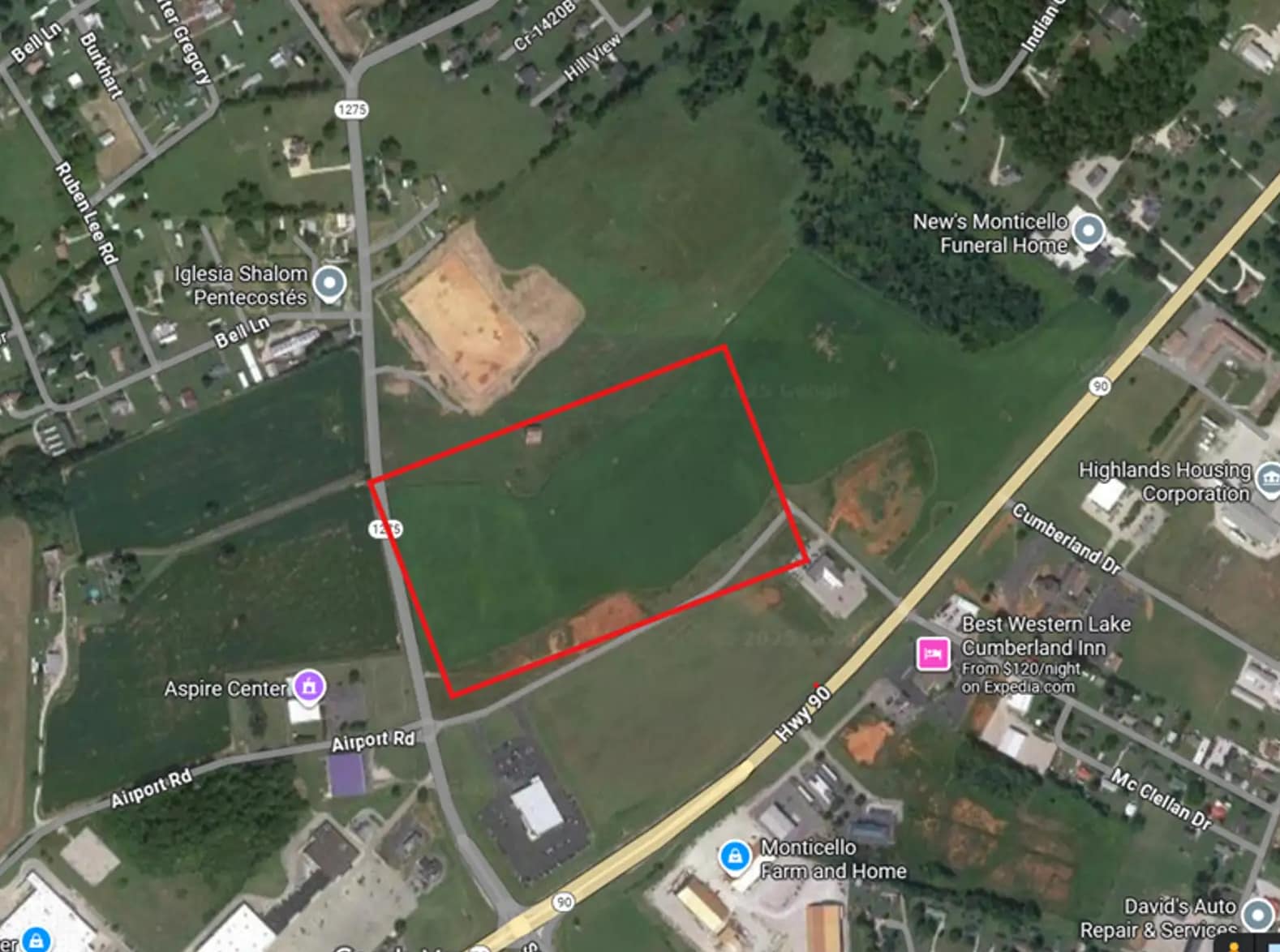 Highway 1275 N, Monticello, KY for sale Aerial- Image 1 of 3