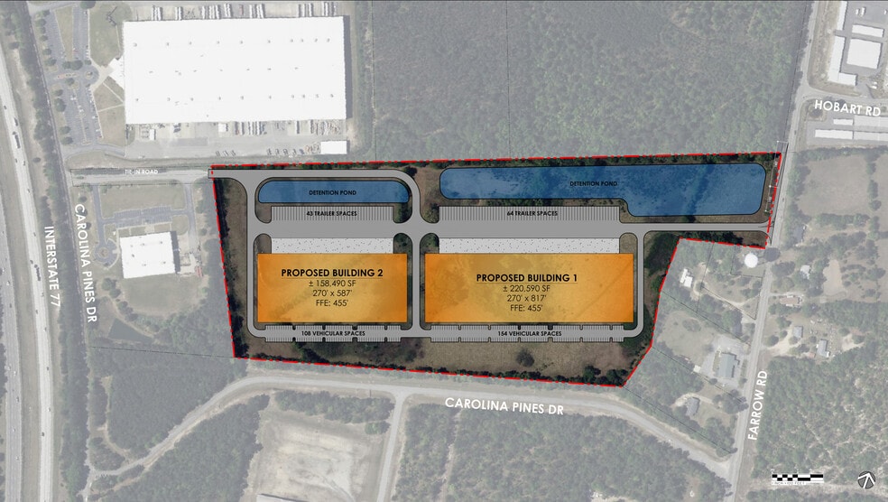 000 Carolina Pines Dr, Blythewood, SC for lease - Site Plan - Image 2 of 5