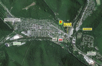 620 Allegheny Ave, Emporium, PA à louer Aérien- Image 1 de 2