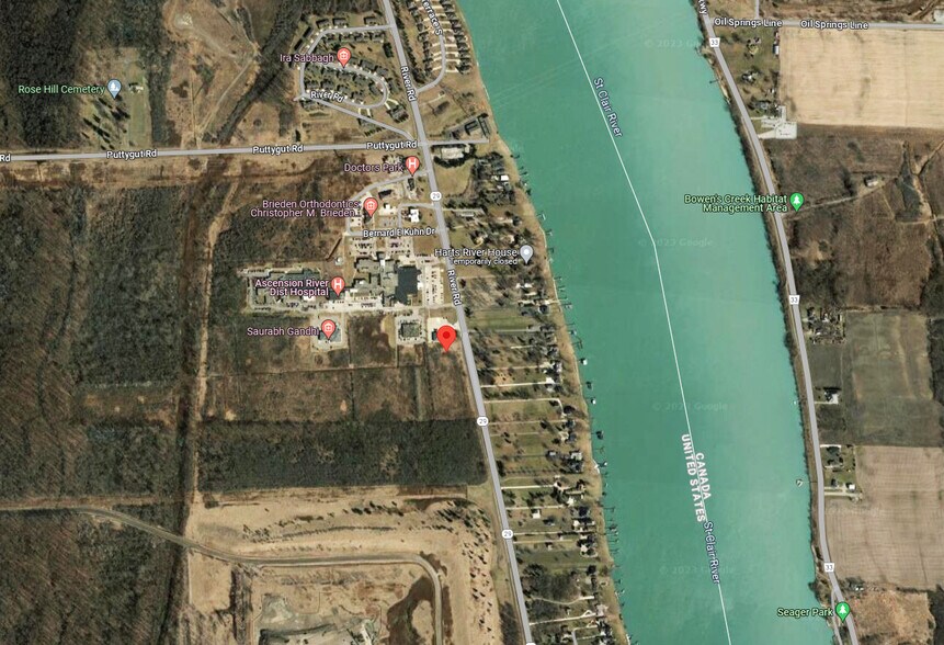 4160 River Rd, East China, MI for sale - Plat Map - Image 1 of 2