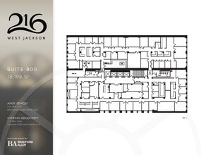 216 W Jackson Blvd, Chicago, IL for lease Floor Plan- Image 1 of 1